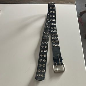 Leather belt
